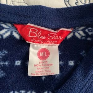 M/L  (10/12) FLEECE PAJAMA TOP